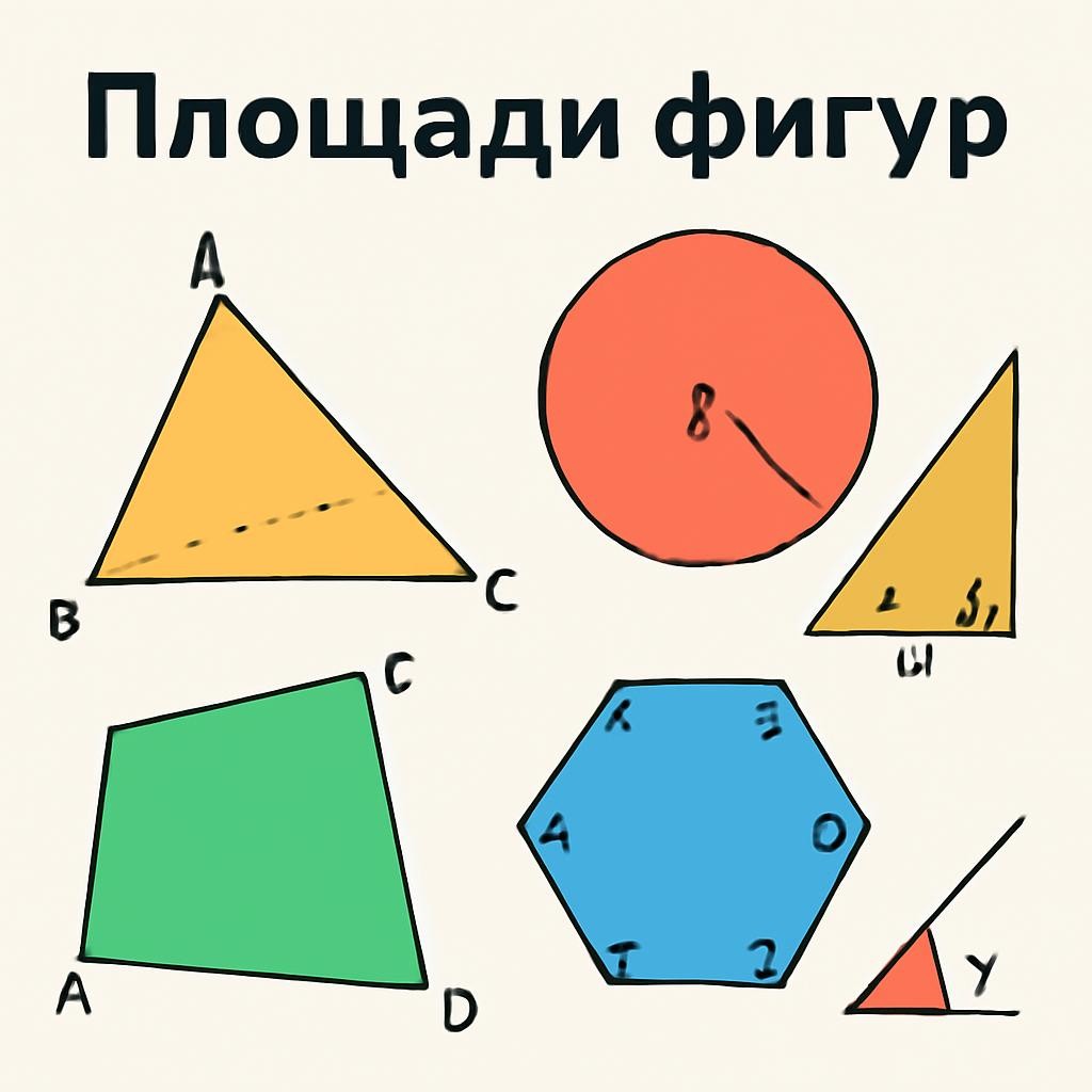 Слайд 16 «Площади фигур» — иллюстрация к презентации «Алгебра и геометрия: старт в 9 классе» по алгебре для 9 класса