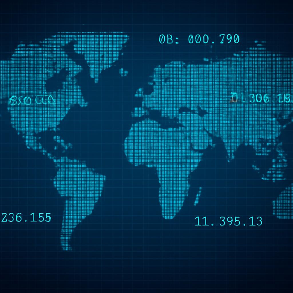 Слайд 6 «IP-адрес: координаты в сети» — иллюстрация к презентации «Как устроен Интернет» по информатике для 11 класса