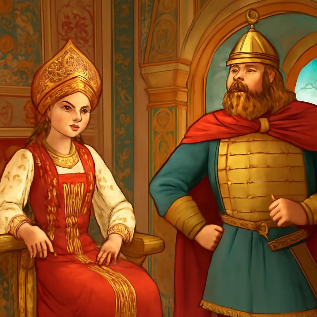 Слайд 7 «Испытание хитростью» — иллюстрация к презентации «Ильины три поездочки» по литературе для 4 класса
