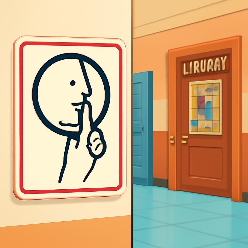 Слайд 9 «School Rules: Don'ts» — иллюстрация к презентации «School Life and Hobbies» по английскому языку для 5 класса