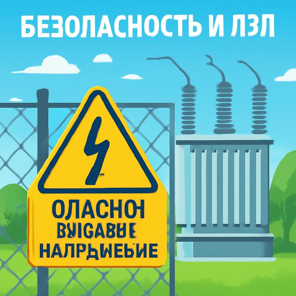 Слайд 7 «Безопасность и ЛЭП» — иллюстрация к презентации «Передача электрической энергии» по физике для 8 класса
