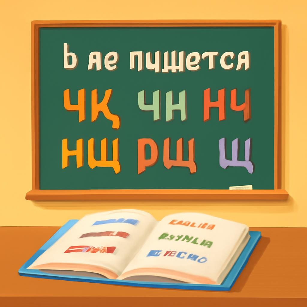 Слайд 6 «Запомни: здесь Ь не нужен!» — иллюстрация к презентации «Мягкий знак на конце и в середине слова» по русскому языку для 5 класса