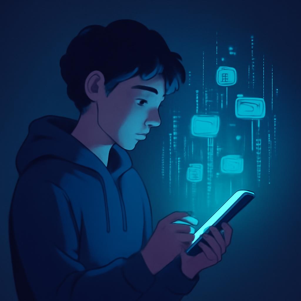 Слайд 7 «Интернет: Информация на ладони» — иллюстрация к презентации «Эволюция медиа» по истории для 8 класса