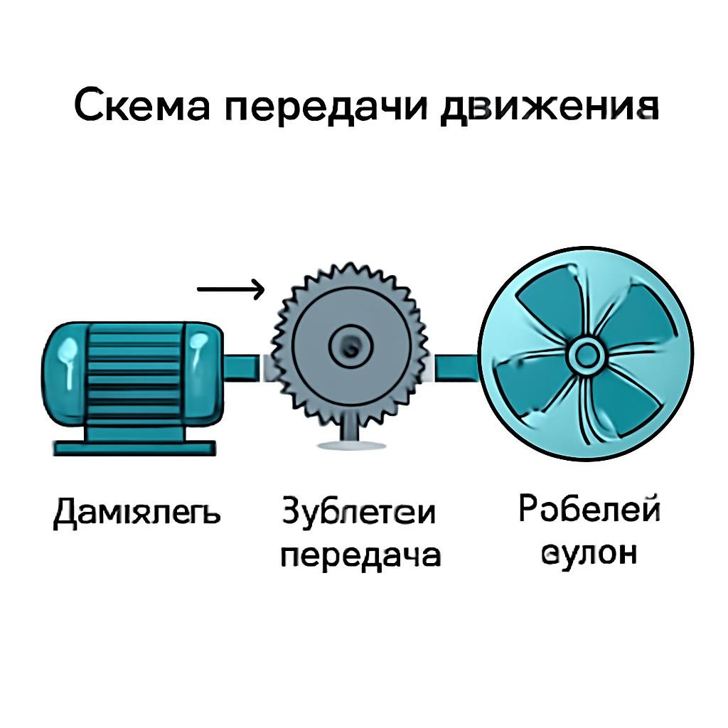 Слайд 30 «Схема передачи движения» — иллюстрация к презентации «Машины и механизмы» по физике для 6 класса