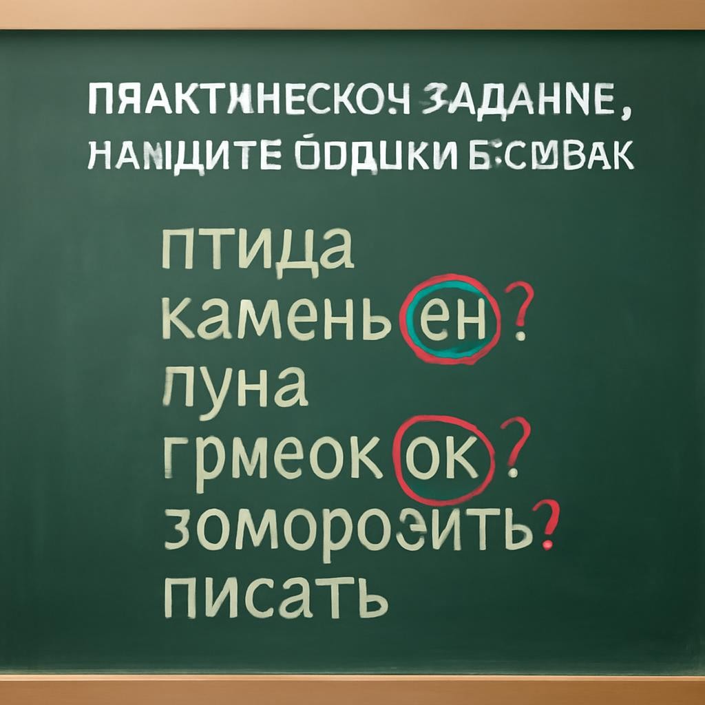 Слайд 8 «Практическое задание: найдите ошибки в суффиксах» — иллюстрация к презентации «Правописание суффиксов» по русскому языку для 9 класса