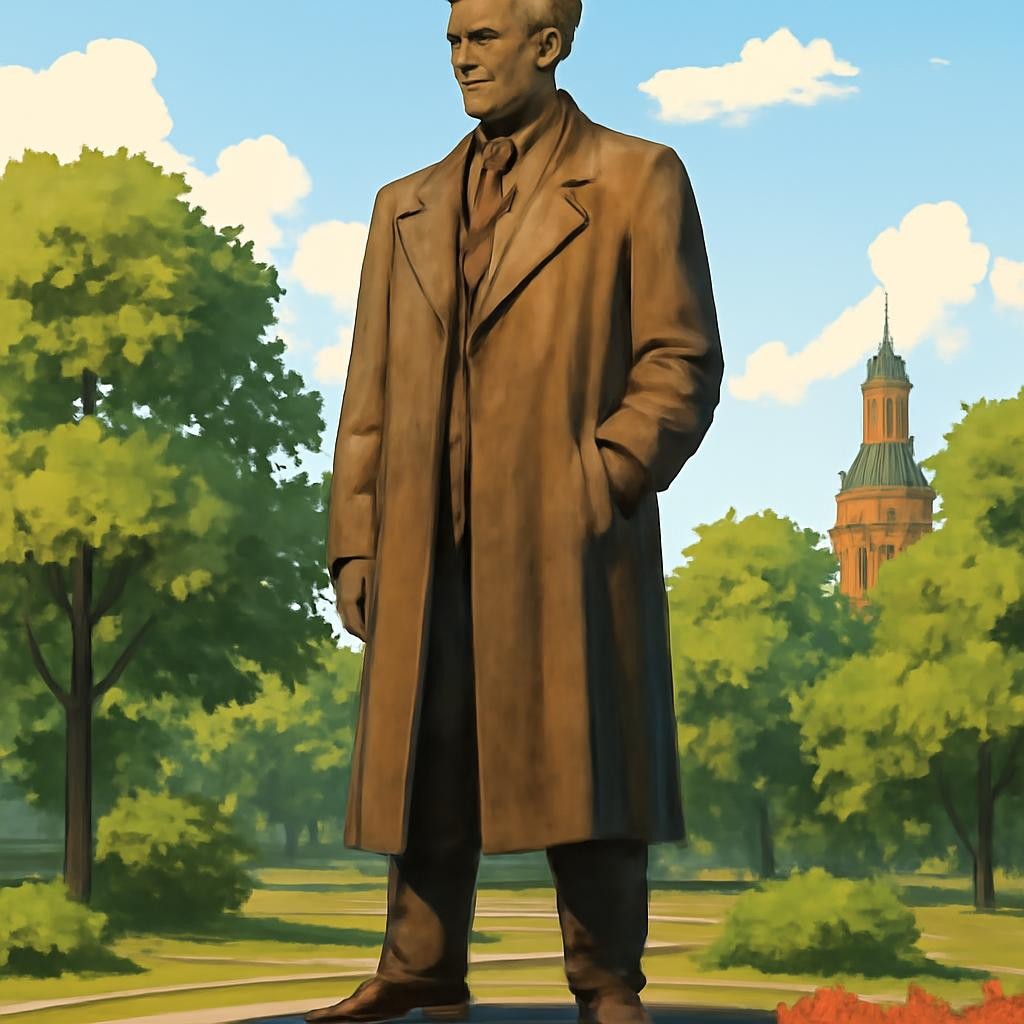 Слайд 13 «Память о герое» — иллюстрация к презентации «Боец невидимого фронта: Рихард Зорге» по истории для 7 класса