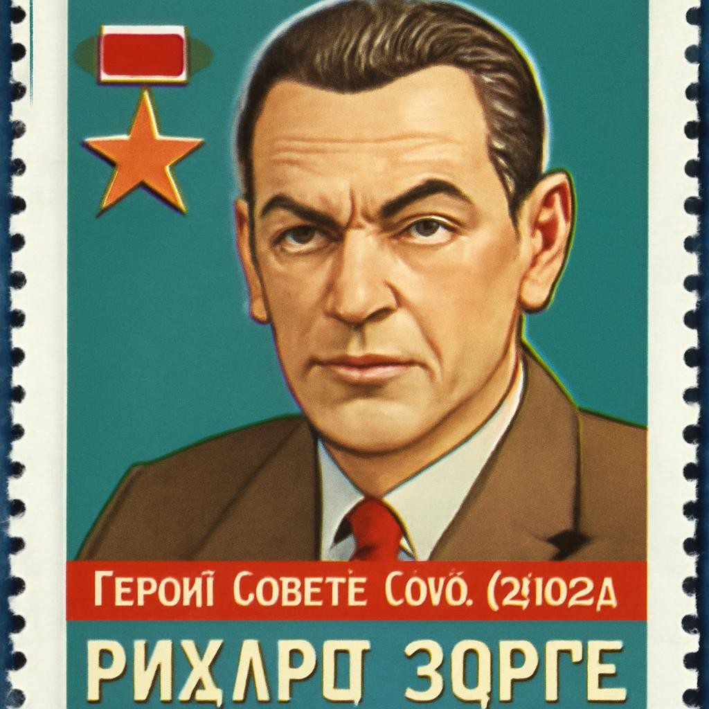 Слайд 13 «Память о герое» — иллюстрация к презентации «Боец невидимого фронта: Рихард Зорге» по истории для 7 класса