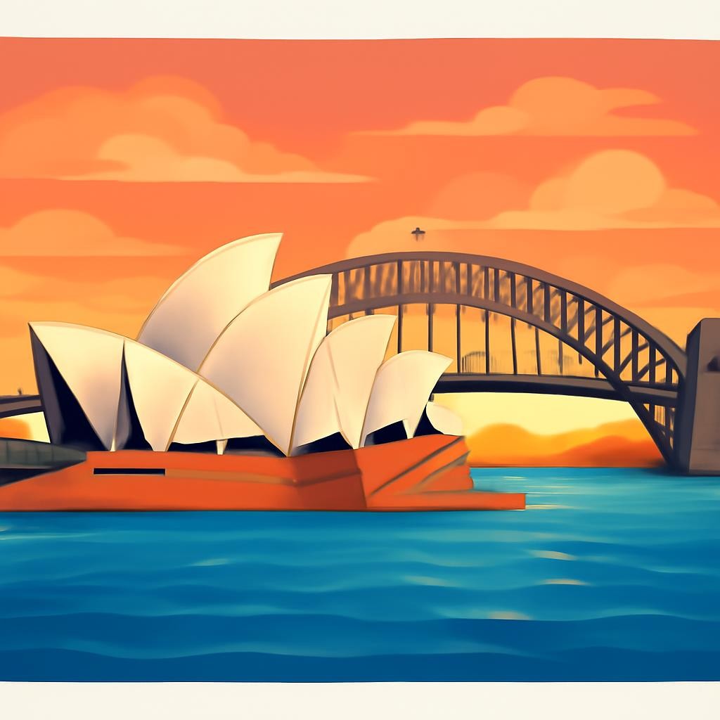 Слайд 6 «Destination: Sydney, Australia» — иллюстрация к презентации «Hanging Out» по английскому языку для 7 класса