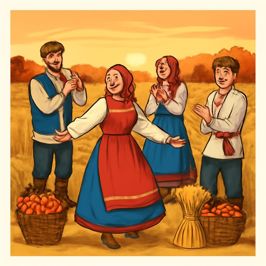 Слайд 16 «Осенние песни» — иллюстрация к презентации «Обрядовый фольклор» по литературе для 6 класса