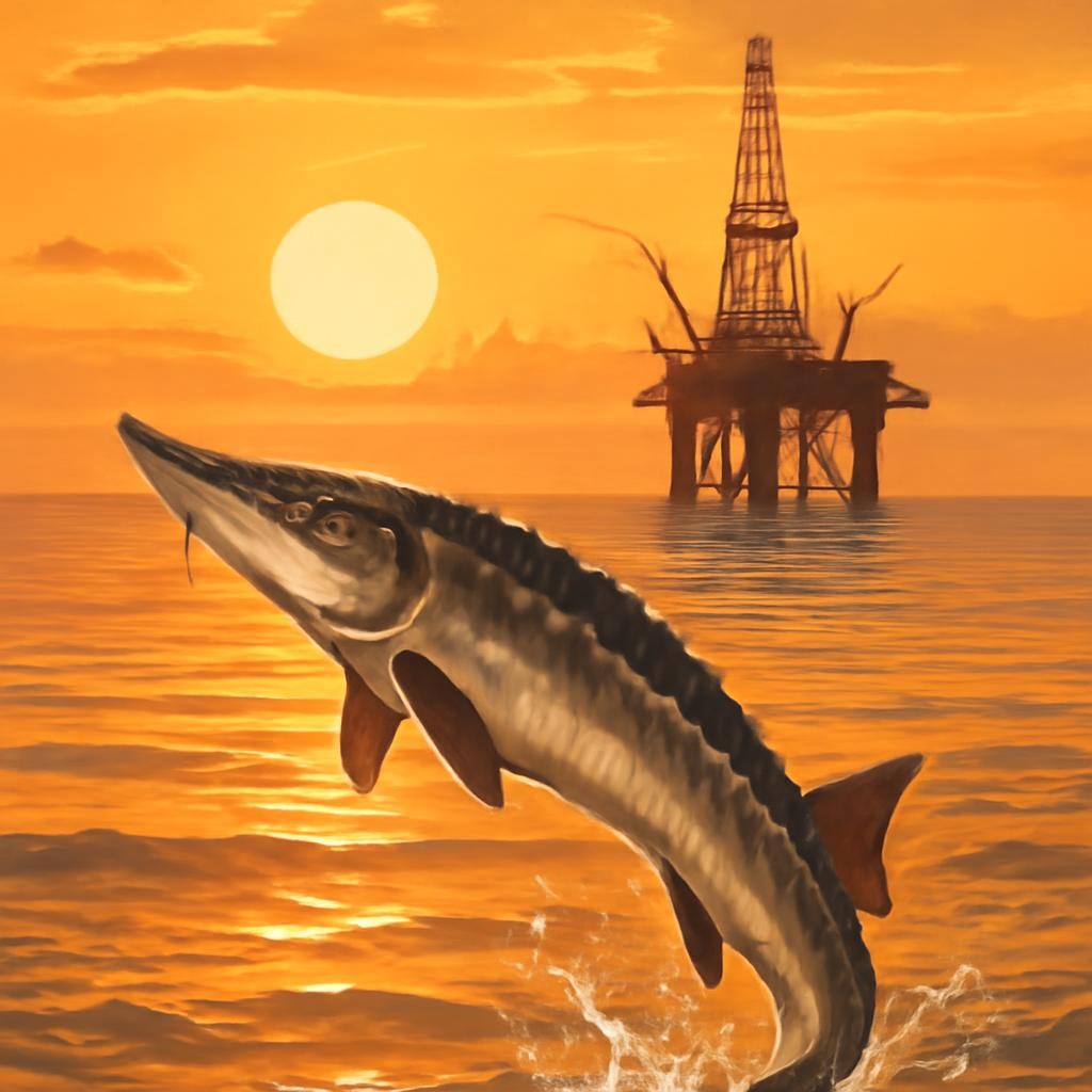 Слайд 10 «Каспийское море-озеро» — иллюстрация к презентации «Границы и соседи России» по географии для 8 класса