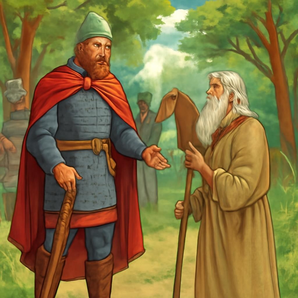 Встреча князя Олега с кудесником
