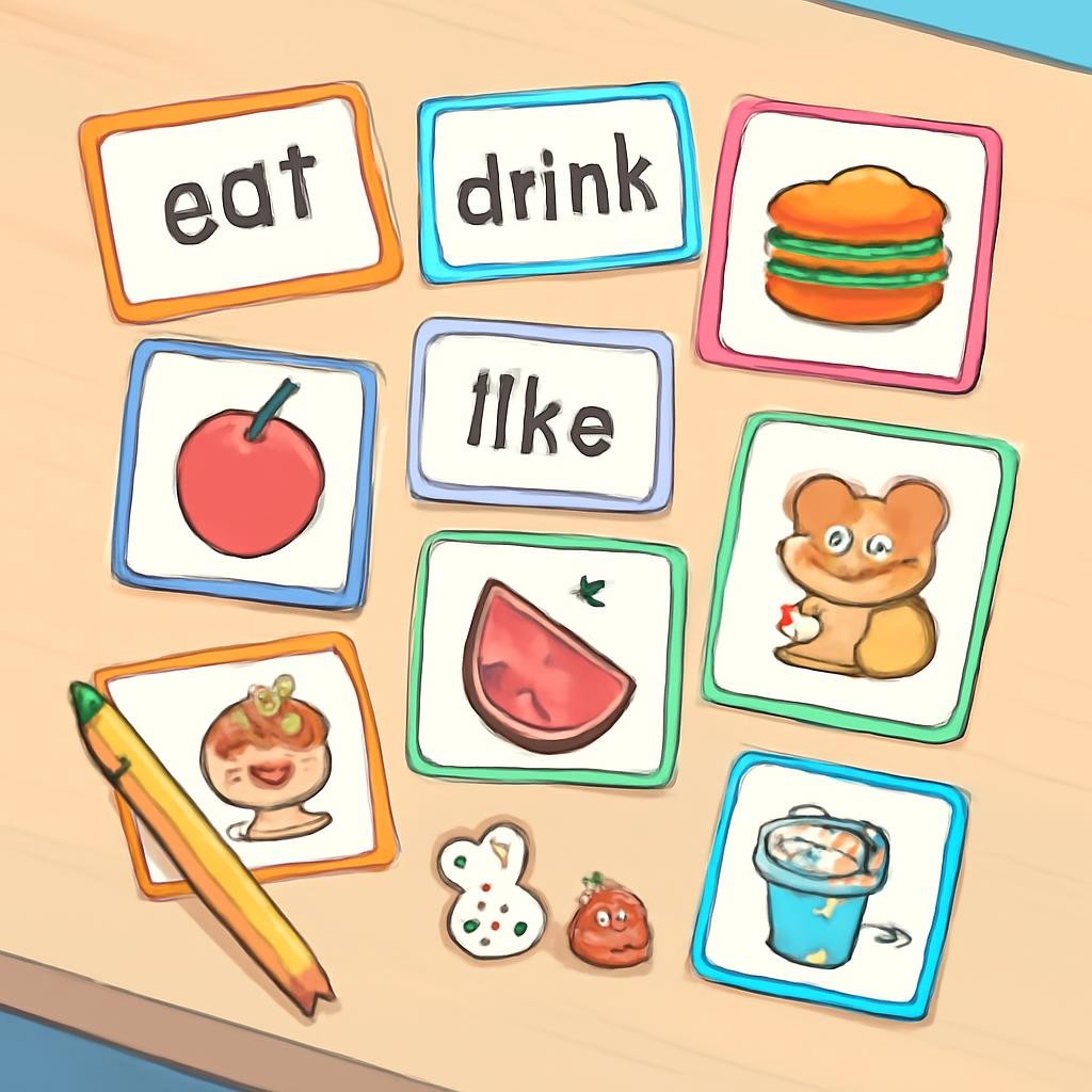 Слайд 11 «Non-listening task: Build the sentences» — иллюстрация к презентации «Healthy Food and Pets» по английскому языку для 4 класса