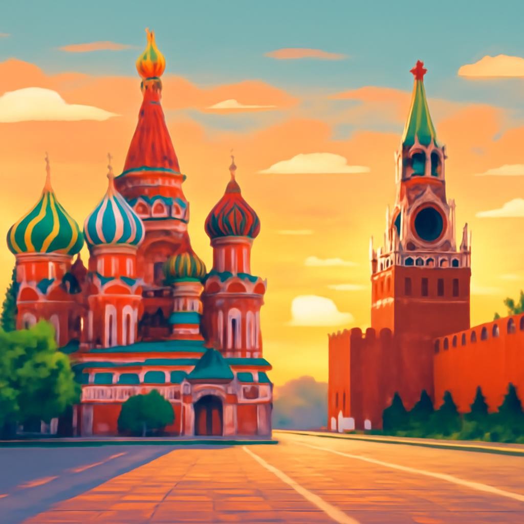 Слайд 8 «Москва — столица России» — иллюстрация к презентации «Наша страна — Россия» по окружающему миру для 1 класса