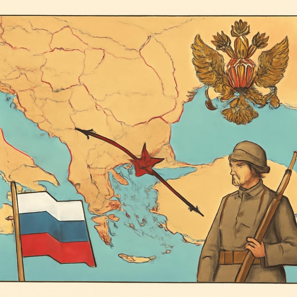 Слайд 7 «Причины и цели участия России» — иллюстрация к презентации «Россия в Первой мировой войне» по истории для 10 класса