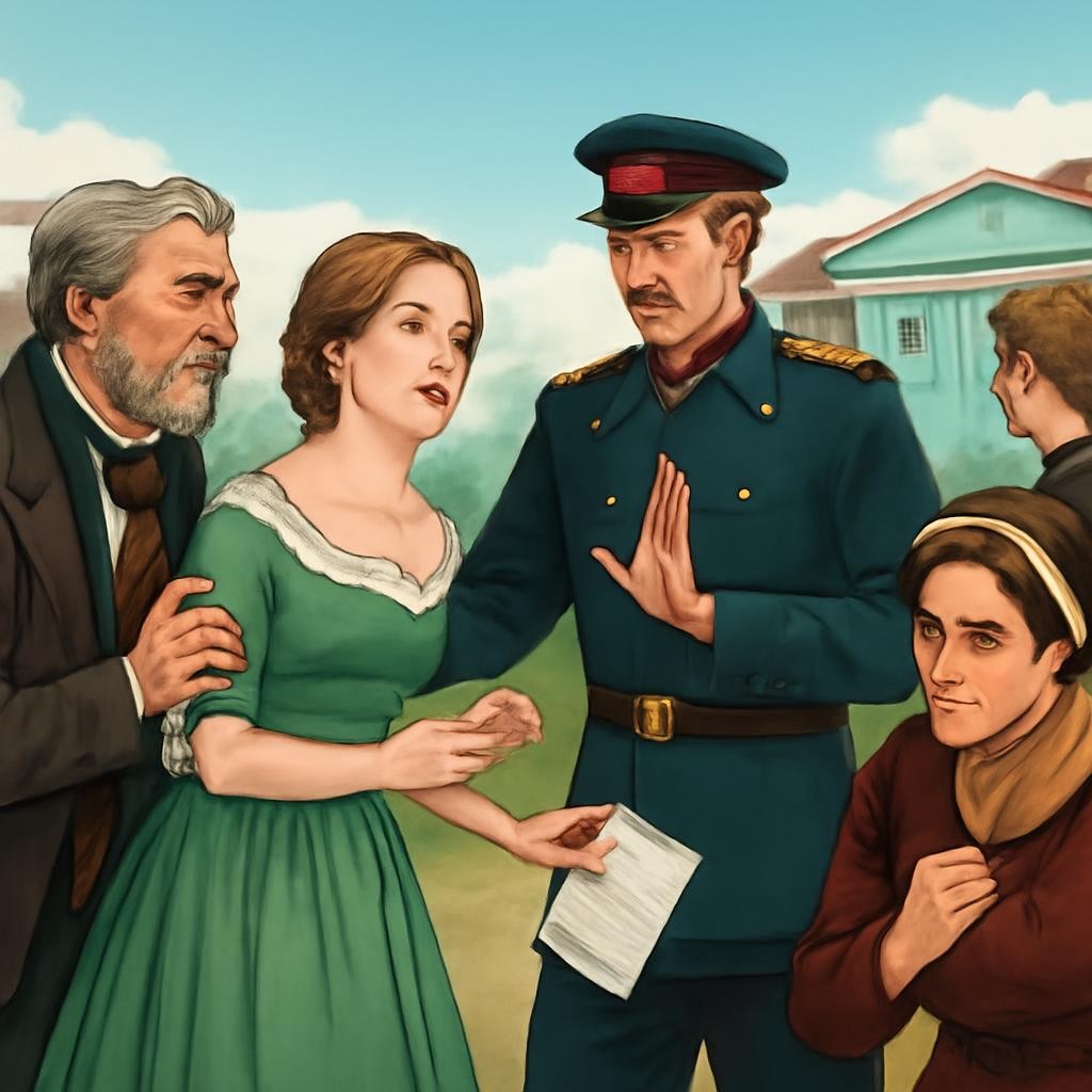 Слайд 11 «Действие V. Развязка» — иллюстрация к презентации «Комедия «Недоросль»» по литературе для 6 класса