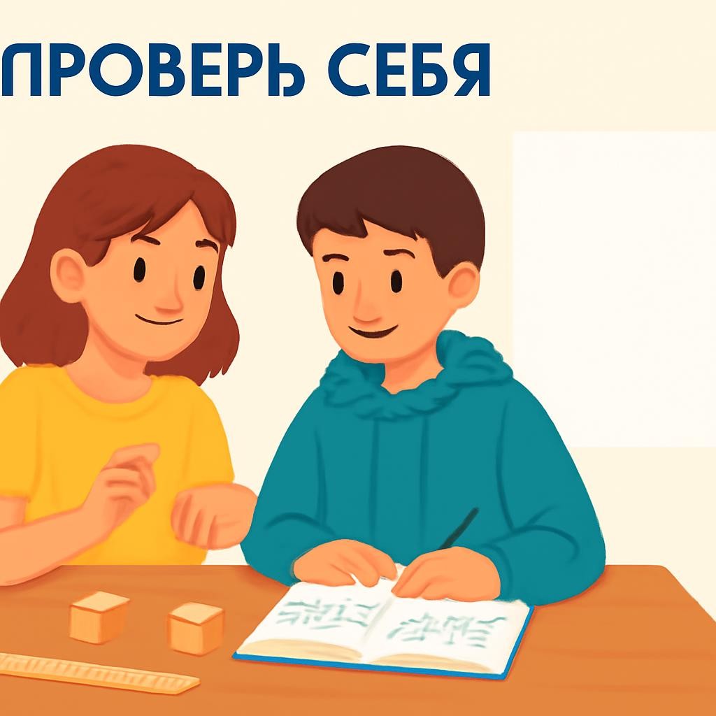 Слайд 7 «Проверь себя» — иллюстрация к презентации «Степень с натуральным показателем» по алгебре для 7 класса