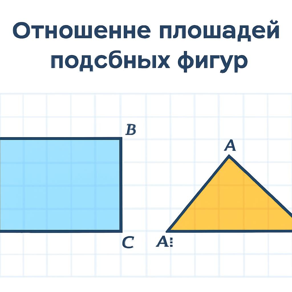Слайд 14 «Отношение площадей подобных фигур» — иллюстрация к презентации «Подобие и пропорциональные отрезки» по геометрии для 8 класса