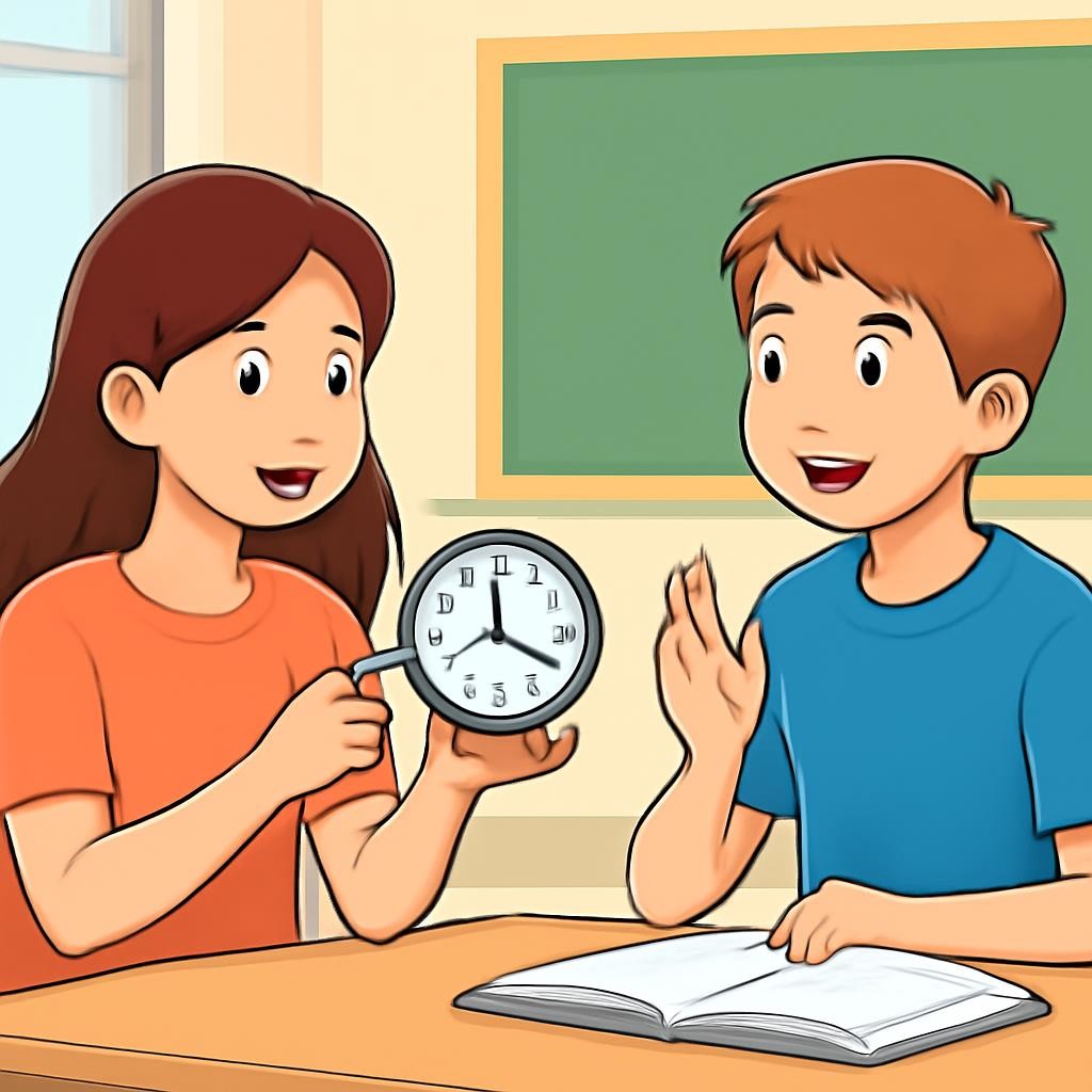 Слайд 9 «Твоя очередь!» — иллюстрация к презентации «What time is it?» по английскому языку для 6 класса