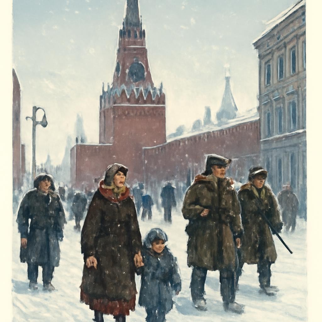 Слайд 8 «Москва: столица, которая выстояла» — иллюстрация к презентации «Города России. Города-герои» по окружающему миру для 4 класса
