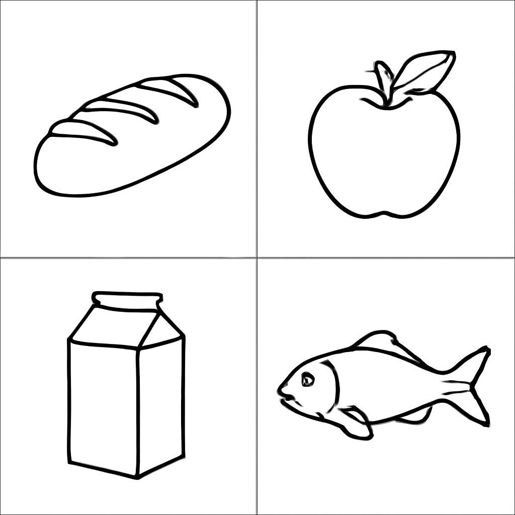 Сетка с четырьмя продуктами
