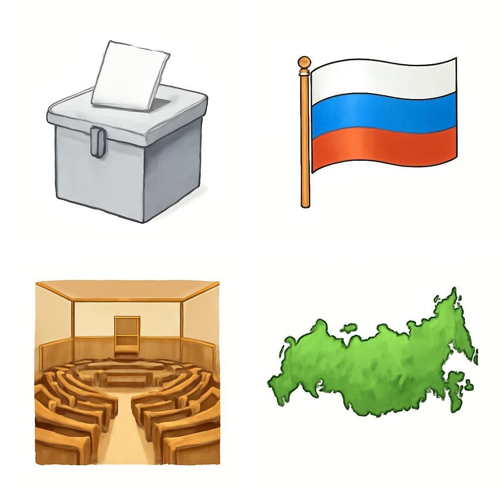 Четыре изображения в сетке 2×2