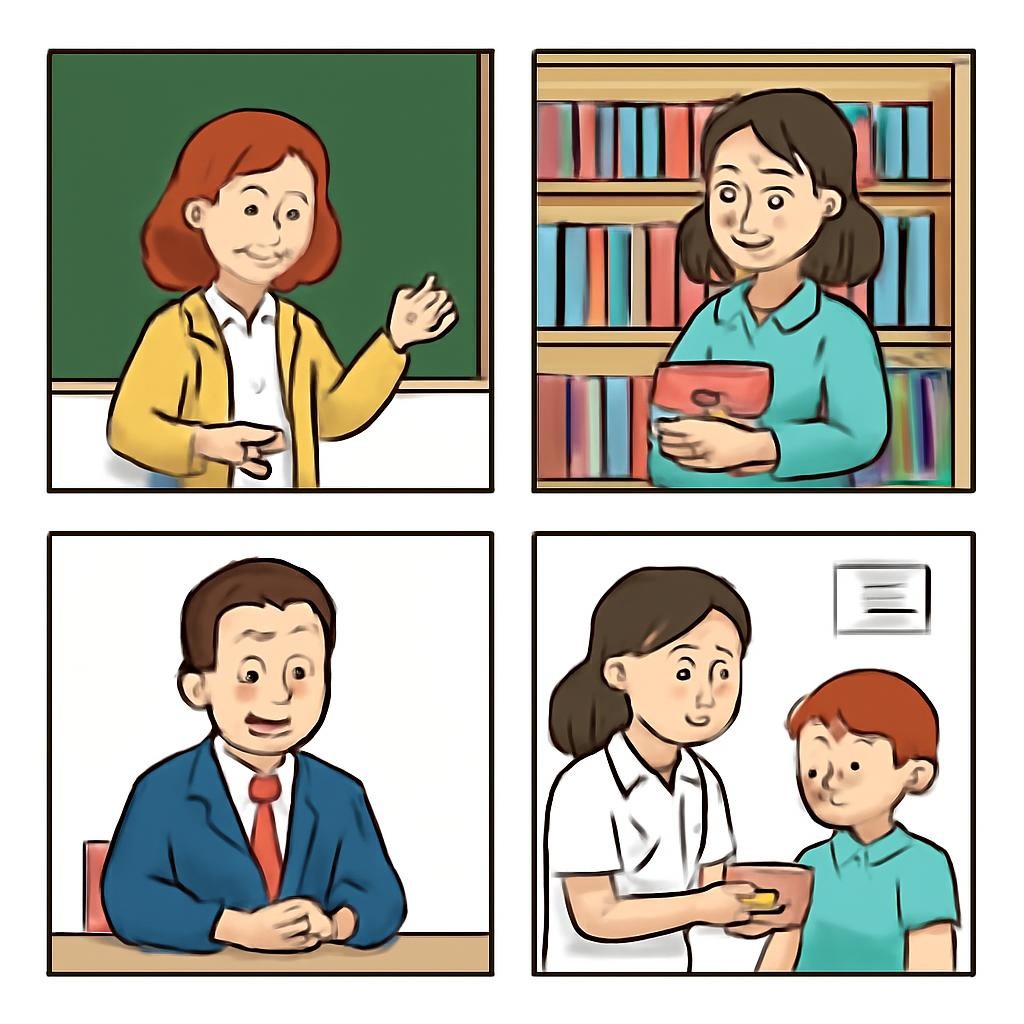 Сетка с работниками школы