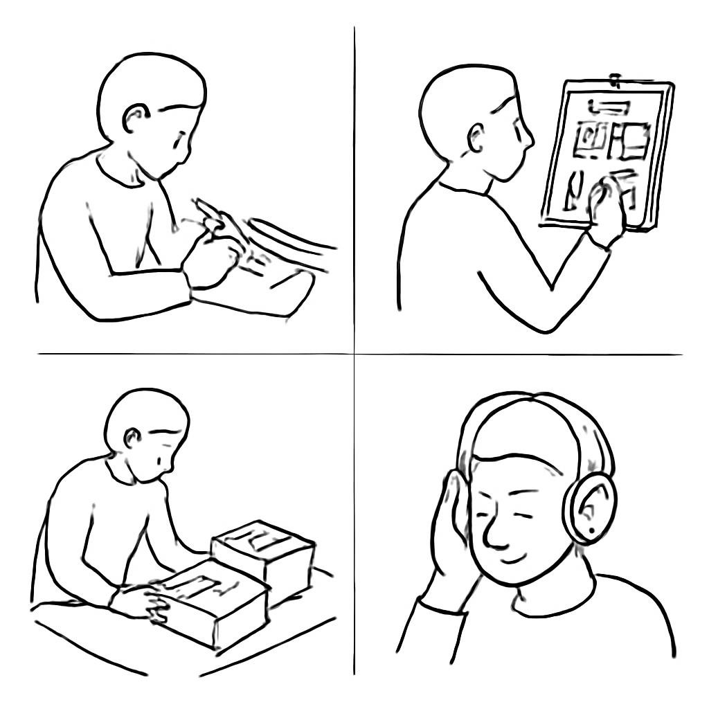 Сцены профессий, связанных с дизайном