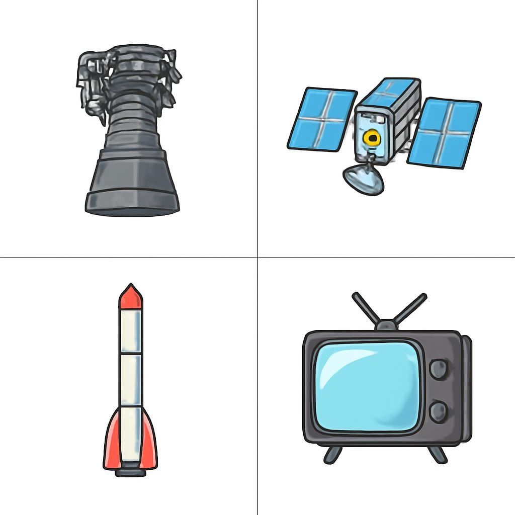Four technology objects