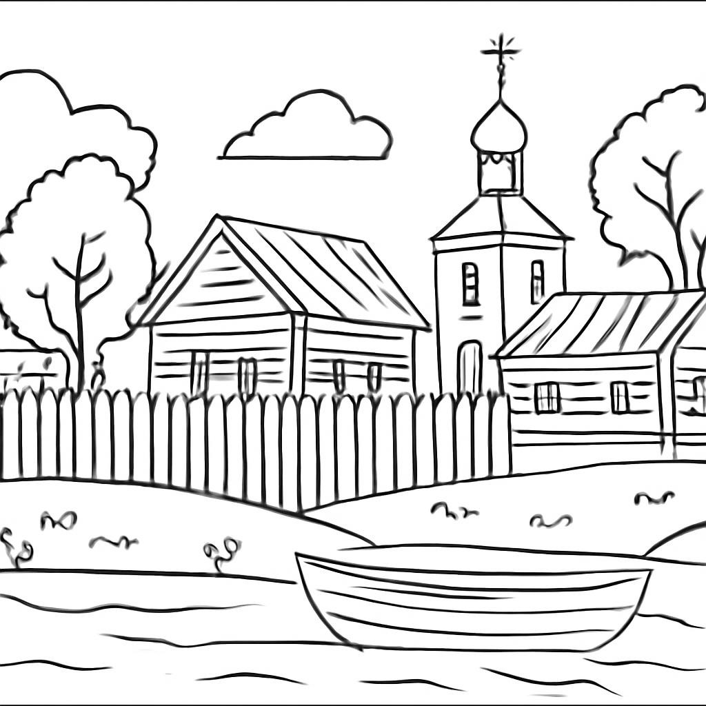 Старинная городская улица