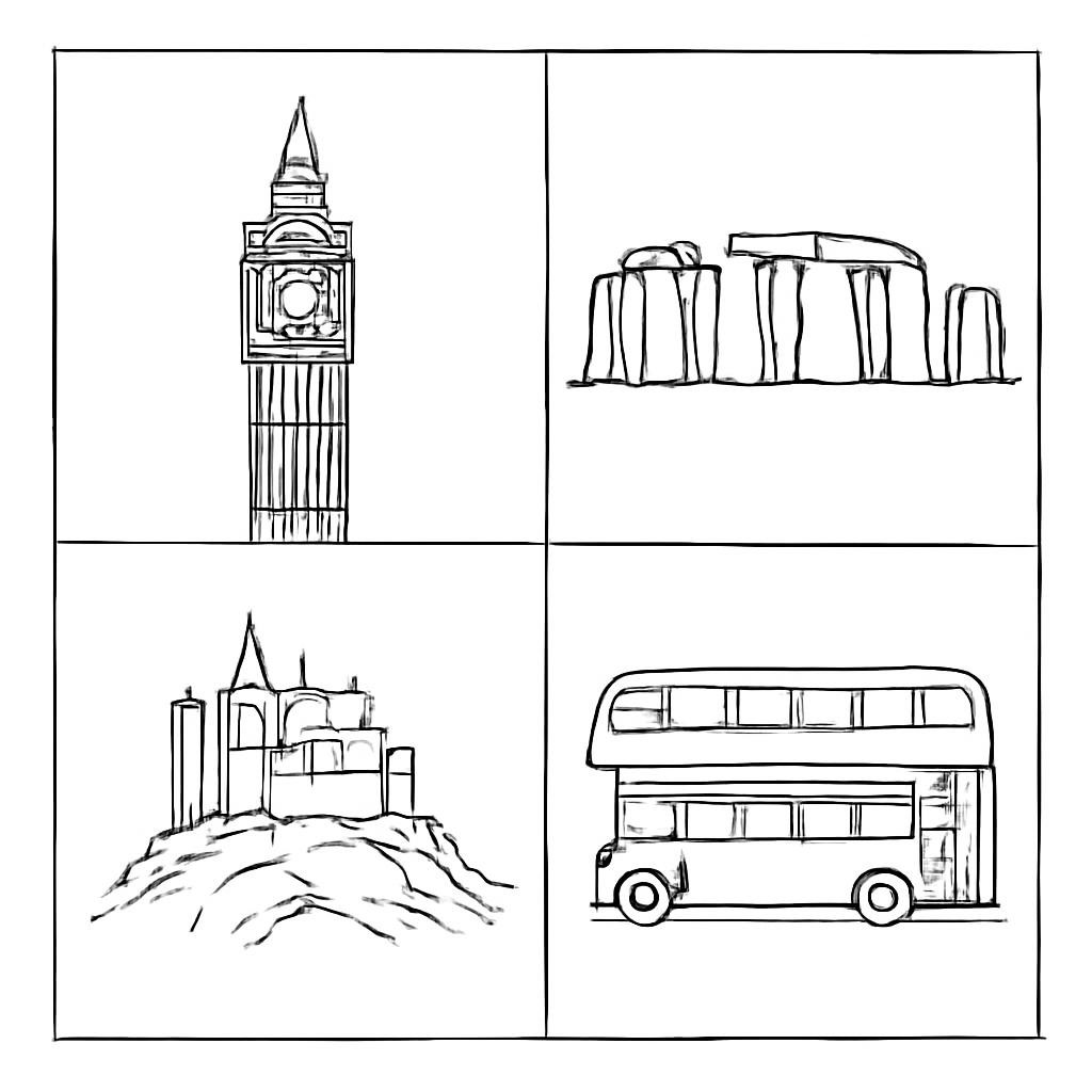 Four British attractions