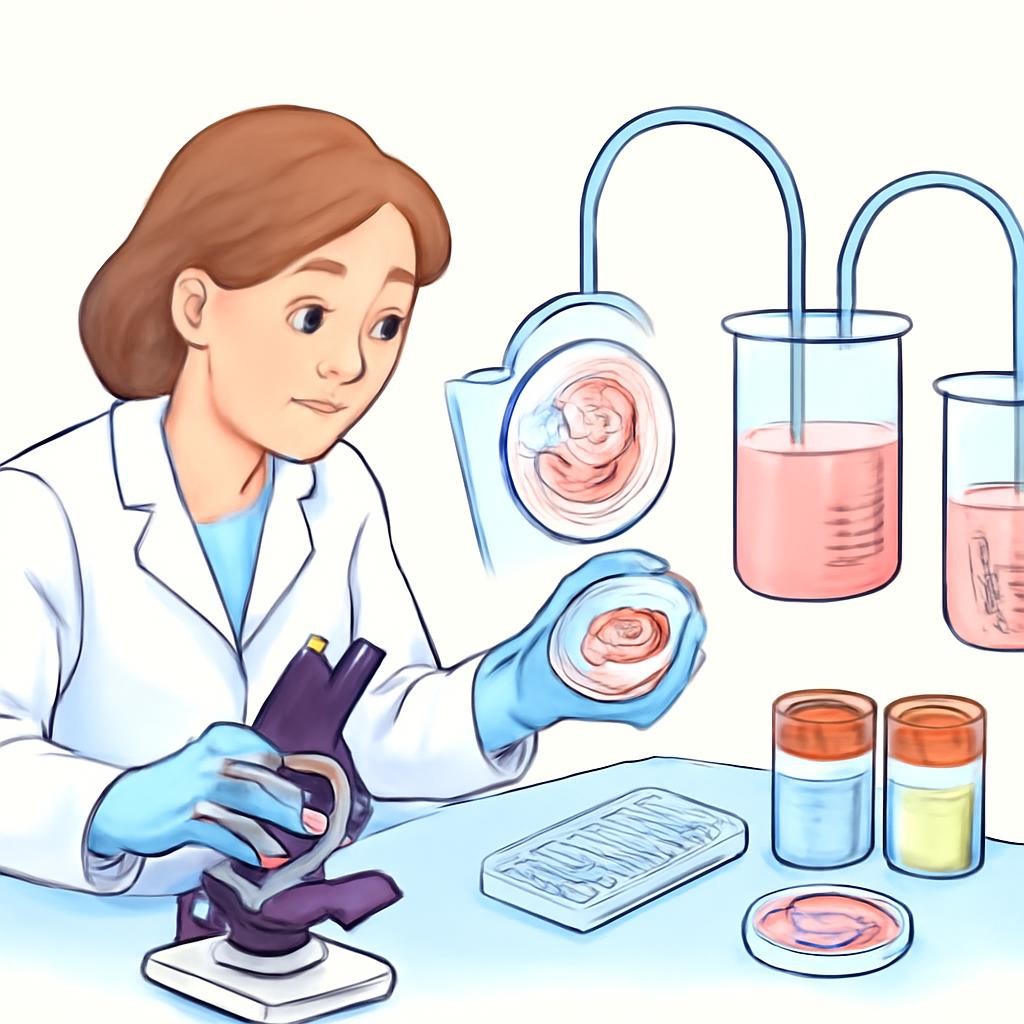 Научная лаборатория и клетки для исследования