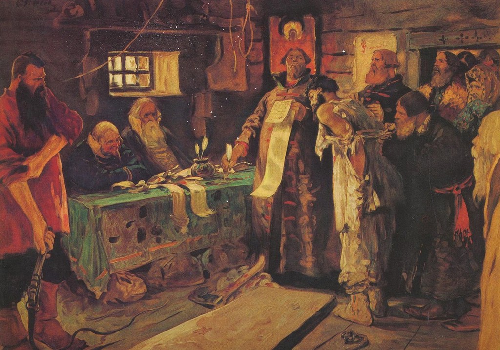 Trial_in_Moscow_tsardom_by_S.V.Ivanov.jpg