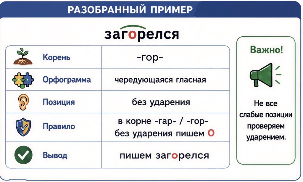 Слайд 12 — иллюстрация к презентации «Магия корней-перевертышей» по русскому языку для 6 класса